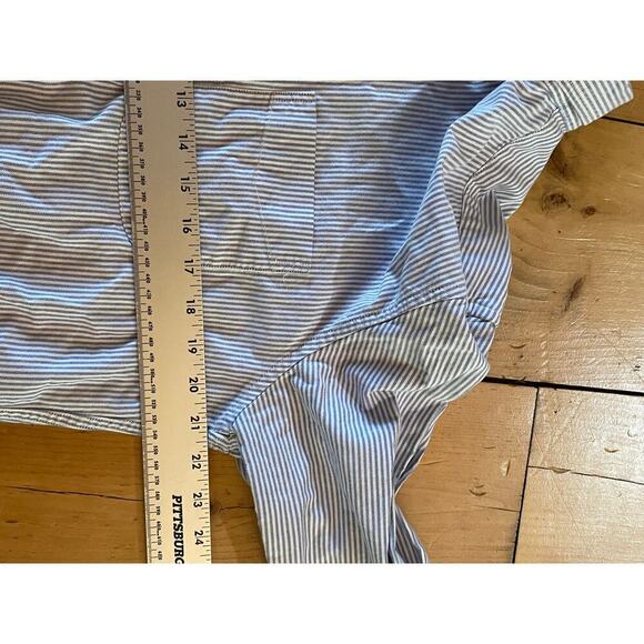 J.Crew Men's Blue & White Slim Fit Button Down shirt - Large - Picture 4 of 5